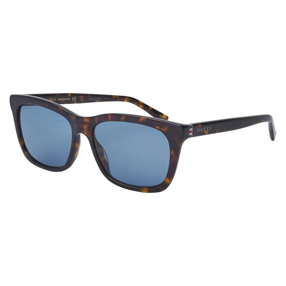 GUCCI GG 0449S 003 HAVANA AUTHENTIC SUNGLASS Blue Lense Tortoise 56MM NEW $500+